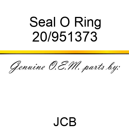 Seal O Ring 20/951373