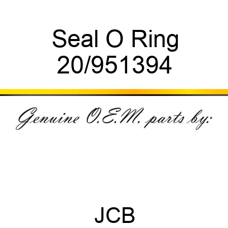 Seal O Ring 20/951394