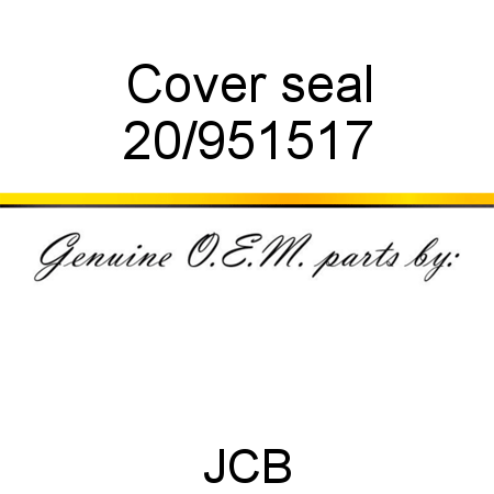 Cover, seal 20/951517