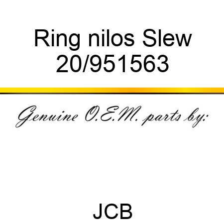 Ring nilos Slew 20/951563