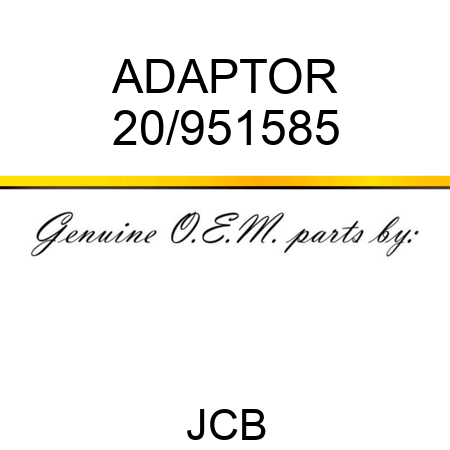 ADAPTOR 20/951585