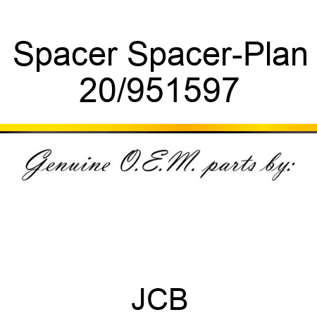Spacer Spacer-Plan 20/951597