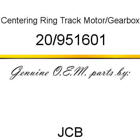 Centering Ring, Track Motor/Gearbox 20/951601