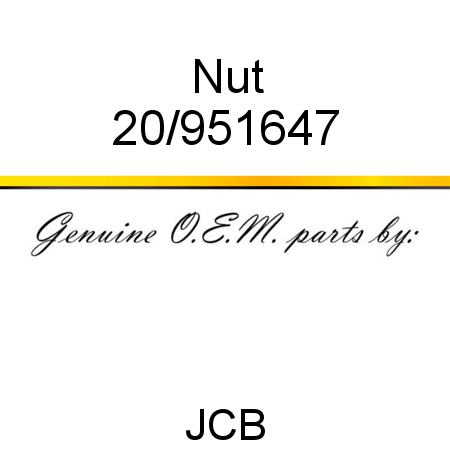 Nut 20/951647