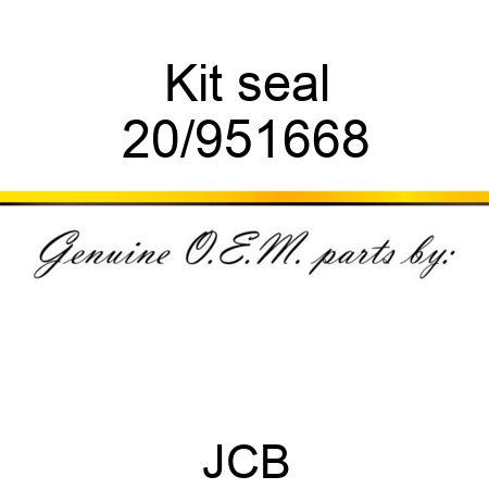 Kit seal 20/951668