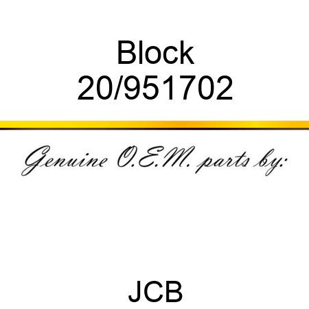 Block 20/951702
