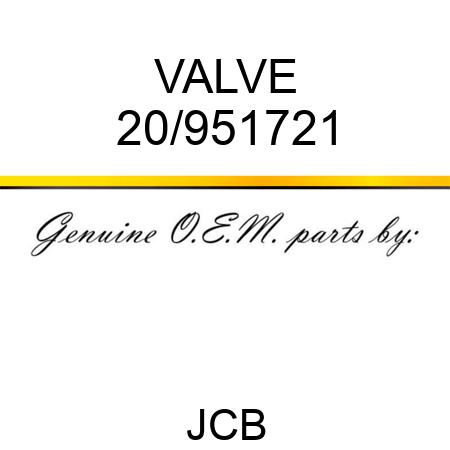 VALVE 20/951721