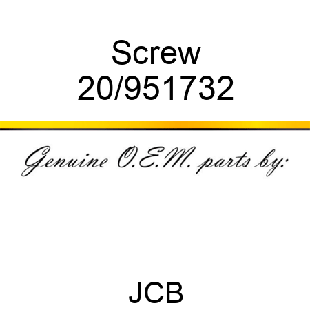 Screw 20/951732