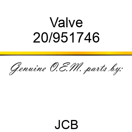 Valve 20/951746