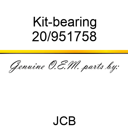 Kit-bearing 20/951758