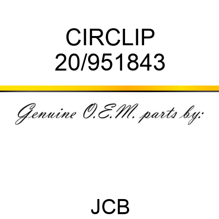 CIRCLIP 20/951843