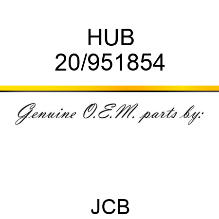 HUB 20/951854