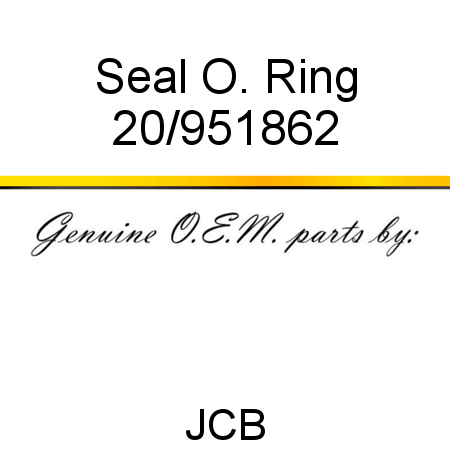 Seal, O. Ring 20/951862