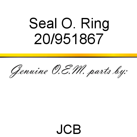 Seal, O. Ring 20/951867