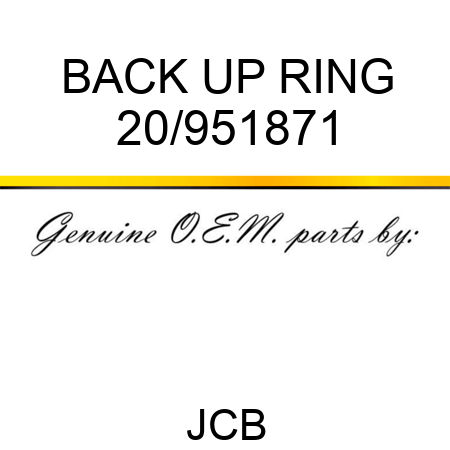 BACK UP RING 20/951871