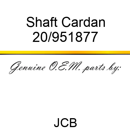 Shaft Cardan 20/951877