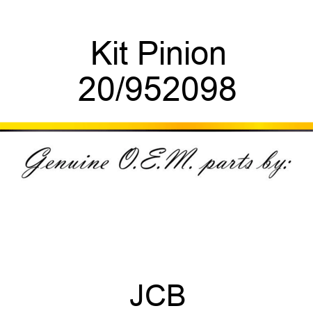 Kit Pinion 20/952098