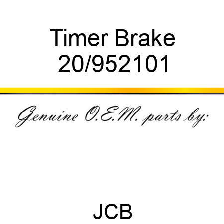 Timer Brake 20/952101