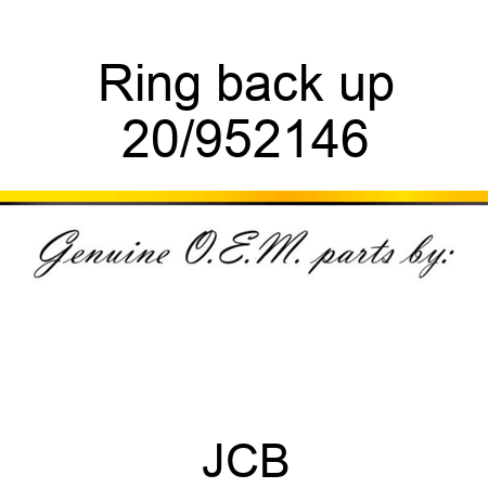 Ring back up 20/952146