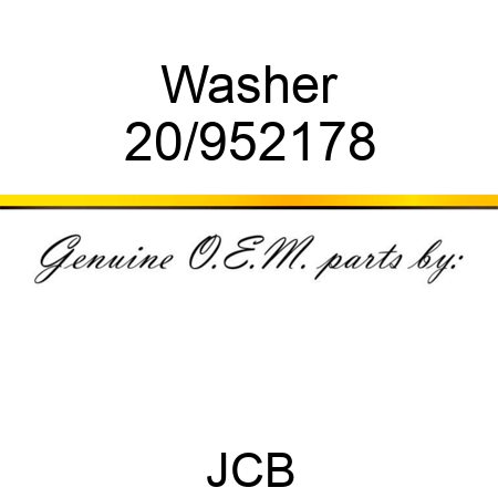 Washer 20/952178