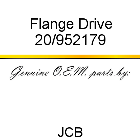 Flange, Drive 20/952179