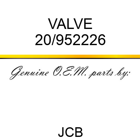 VALVE 20/952226