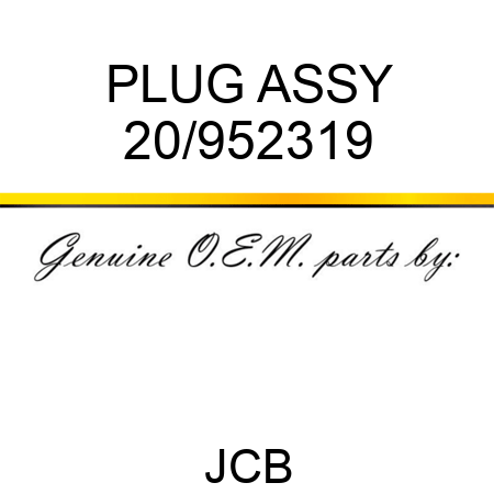 PLUG ASSY 20/952319