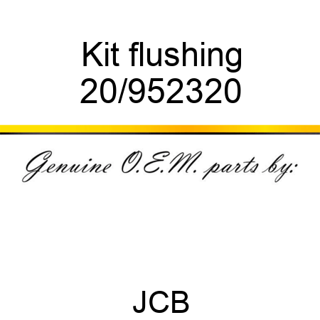 Kit flushing 20/952320