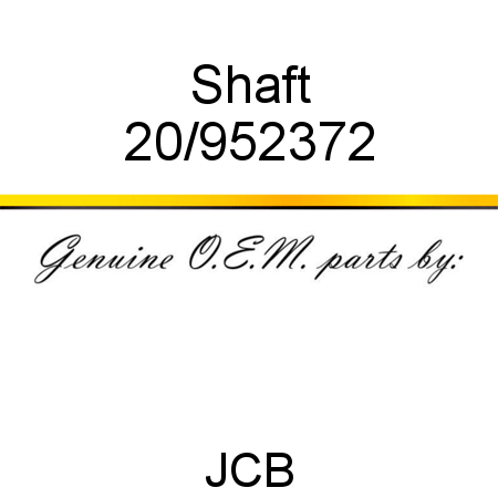 Shaft 20/952372