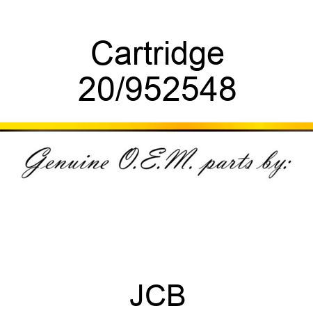 Cartridge 20/952548