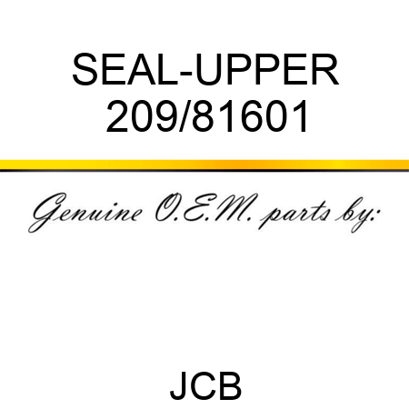 SEAL-UPPER 209/81601
