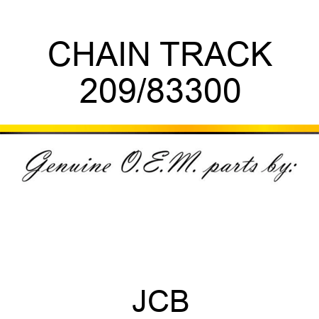 CHAIN TRACK 209/83300