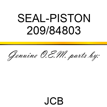 SEAL-PISTON 209/84803