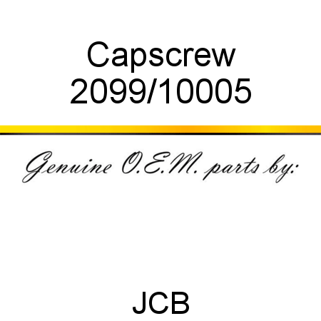 Capscrew 2099/10005