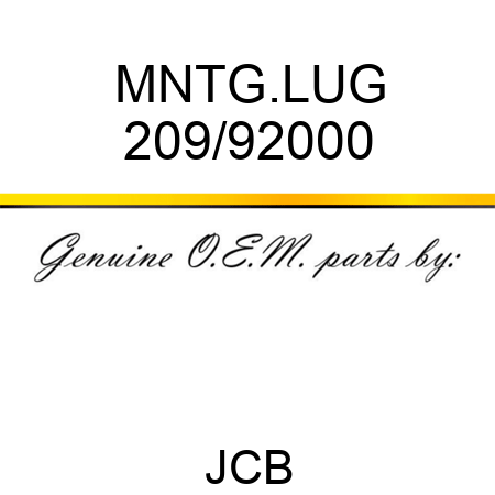 MNTG.LUG 209/92000