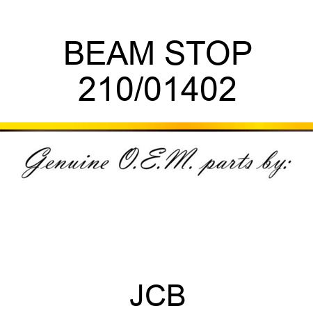 BEAM STOP 210/01402