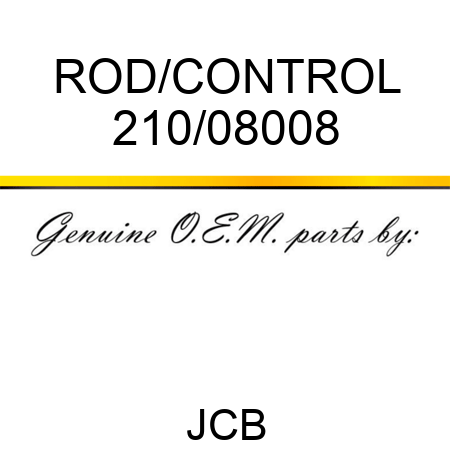 ROD/CONTROL 210/08008