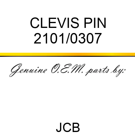 CLEVIS PIN 2101/0307