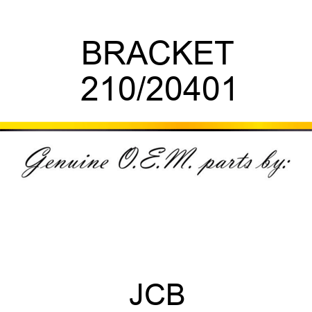 BRACKET 210/20401