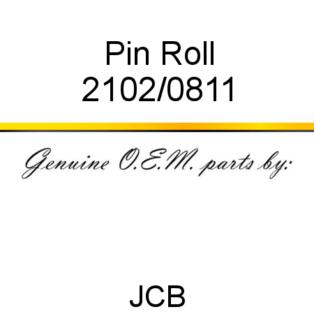 Pin, Roll 2102/0811