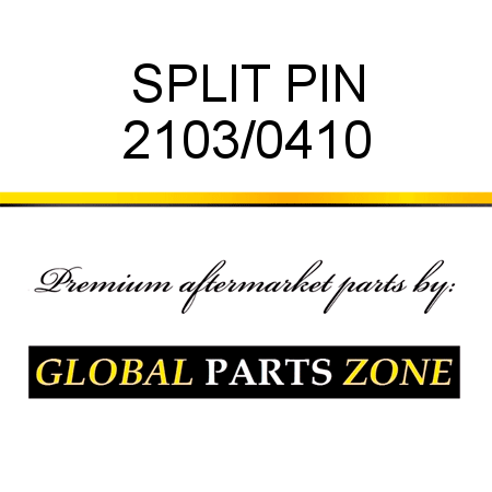 SPLIT PIN 2103/0410