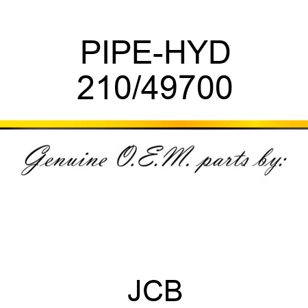 PIPE-HYD 210/49700