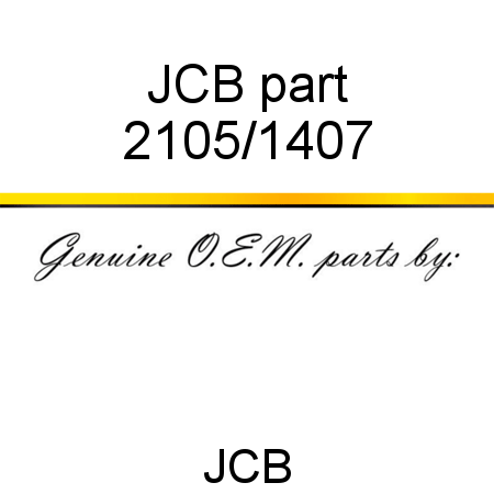 JCB part 2105/1407