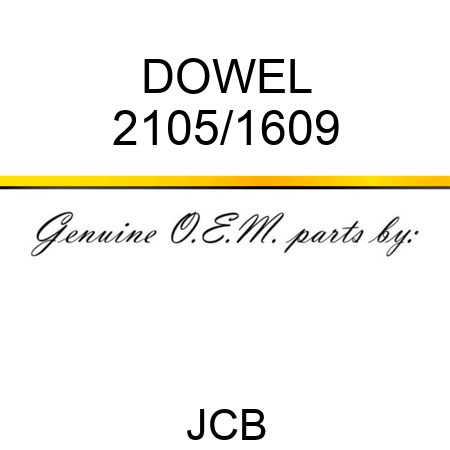 DOWEL 2105/1609