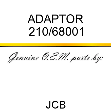 ADAPTOR 210/68001