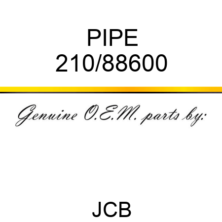 PIPE 210/88600