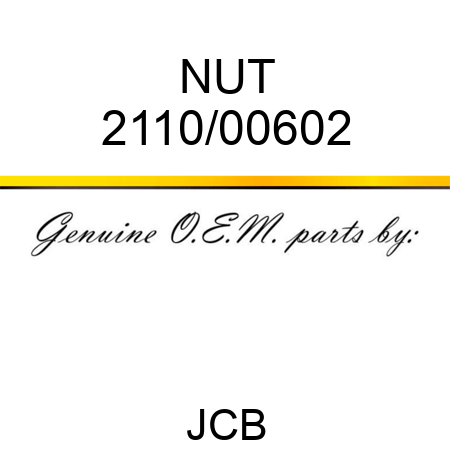 NUT 2110/00602