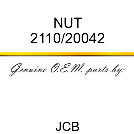 NUT 2110/20042