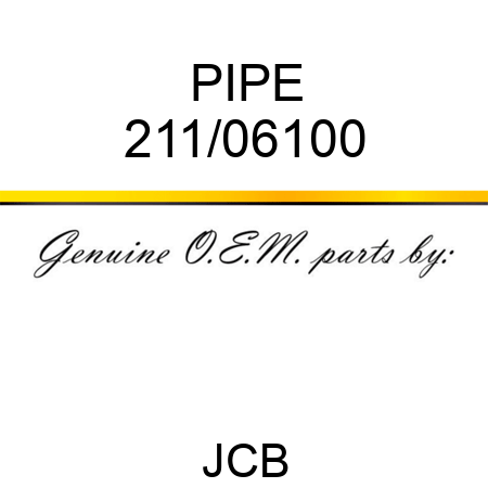 PIPE 211/06100