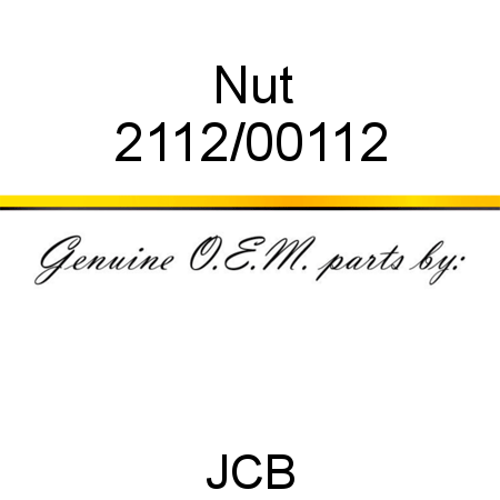 Nut 2112/00112